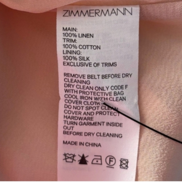 Zimmermann White Long Sleeve Dress - Picture 5 of 6